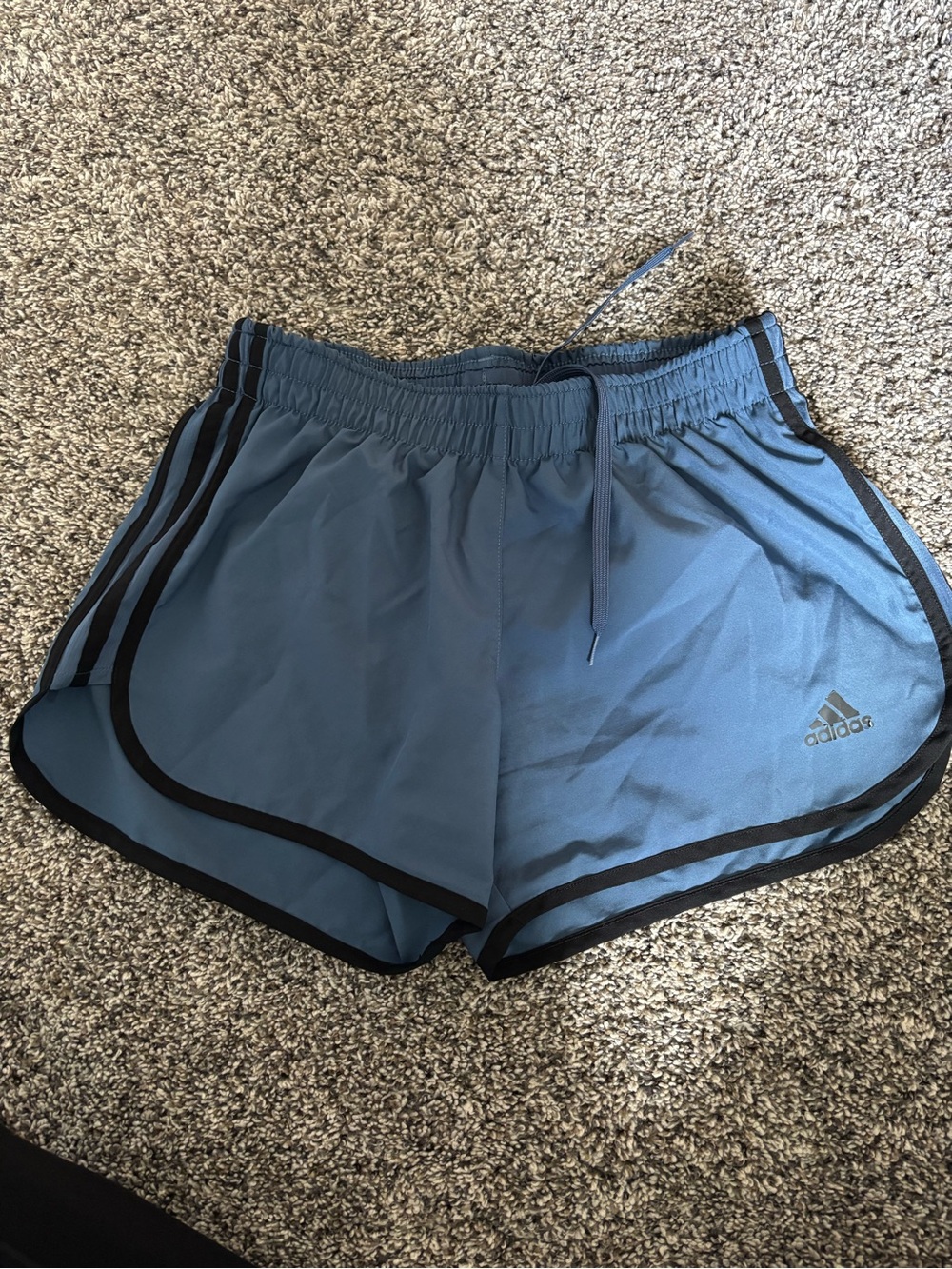 Adidas Women's Blue Athletic Running Shorts XS